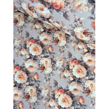 VETTHÜLGAV prinditud kangas, beešil lilled ja liblikad.jpeg