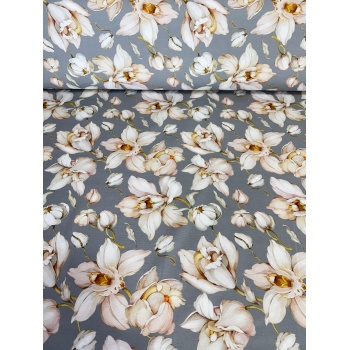 VETTHÜLGAV prinditud kangas, hallil kreemikad õied.jpeg